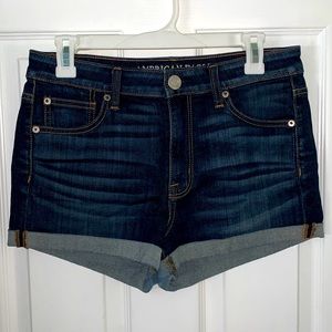 American Eagle hi rise shorts